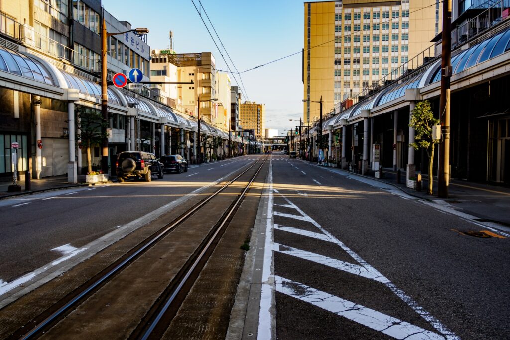 高岡市街地