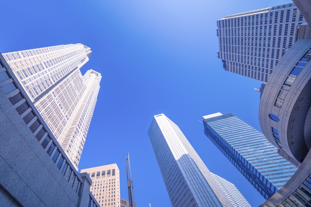 東京都庁・都庁通り（西新宿）