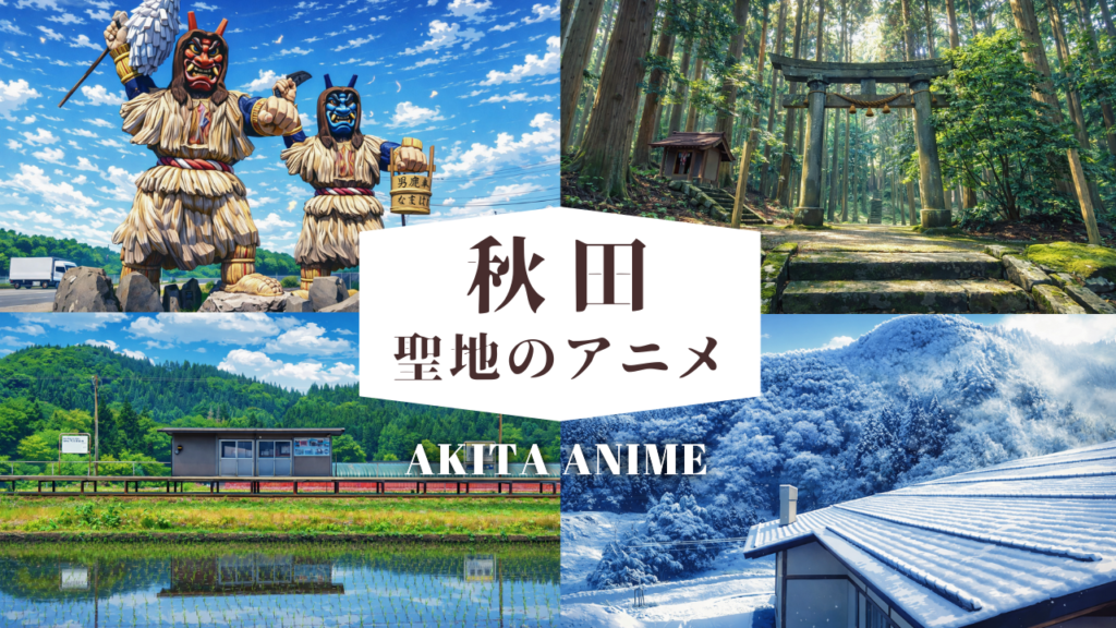 秋田聖地のアニメ