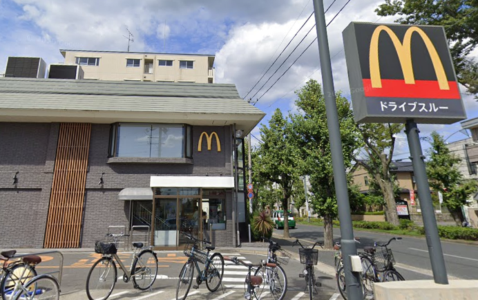 マクドナルド 白川通北白川店